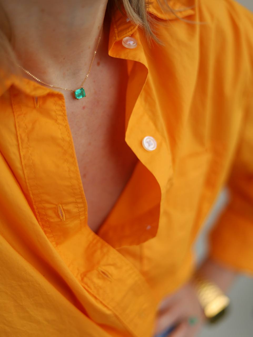 Signature Emerald Pendant