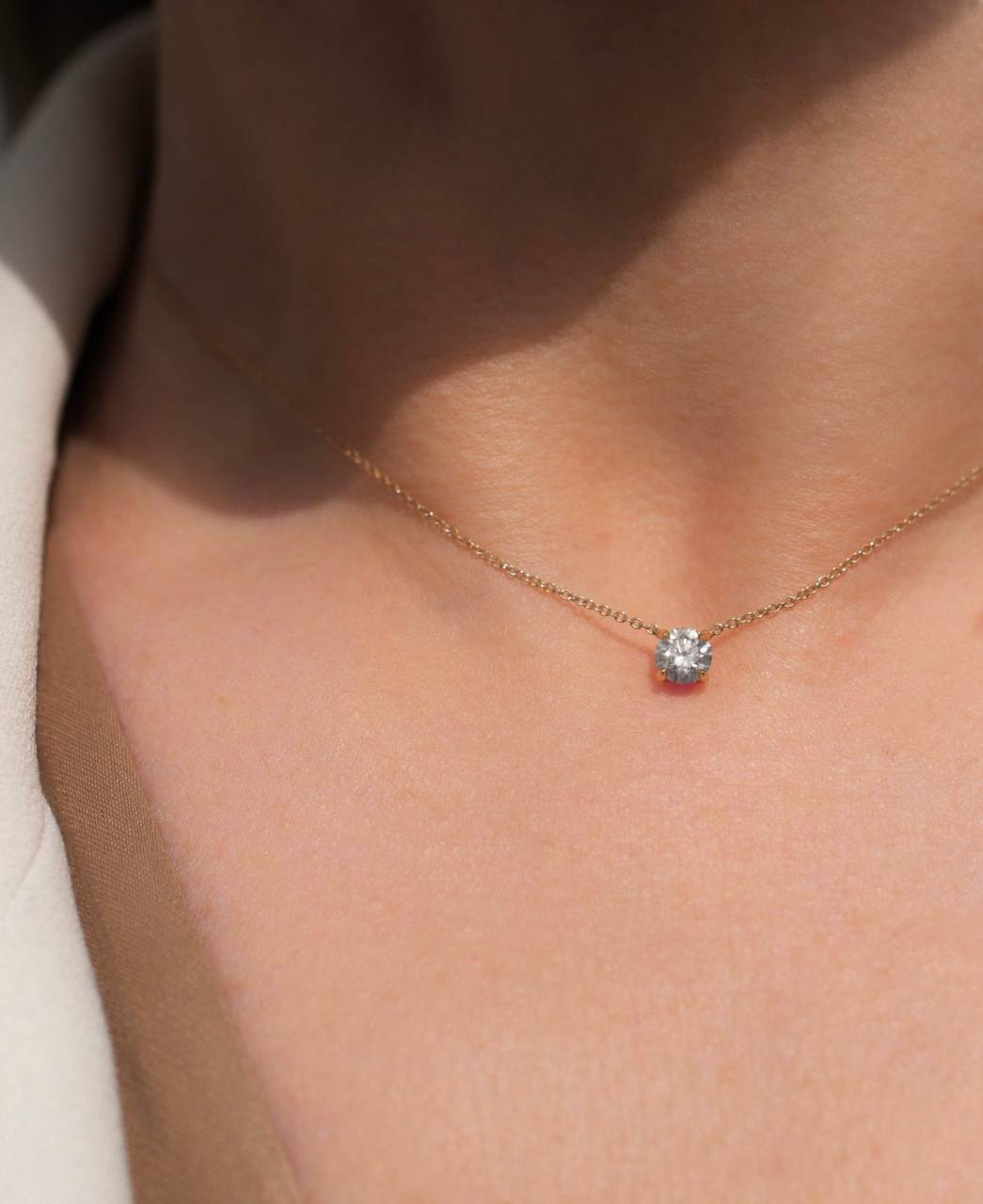 Signature Pendant with Diamond, Sapphire, Tourmaline or Ruby