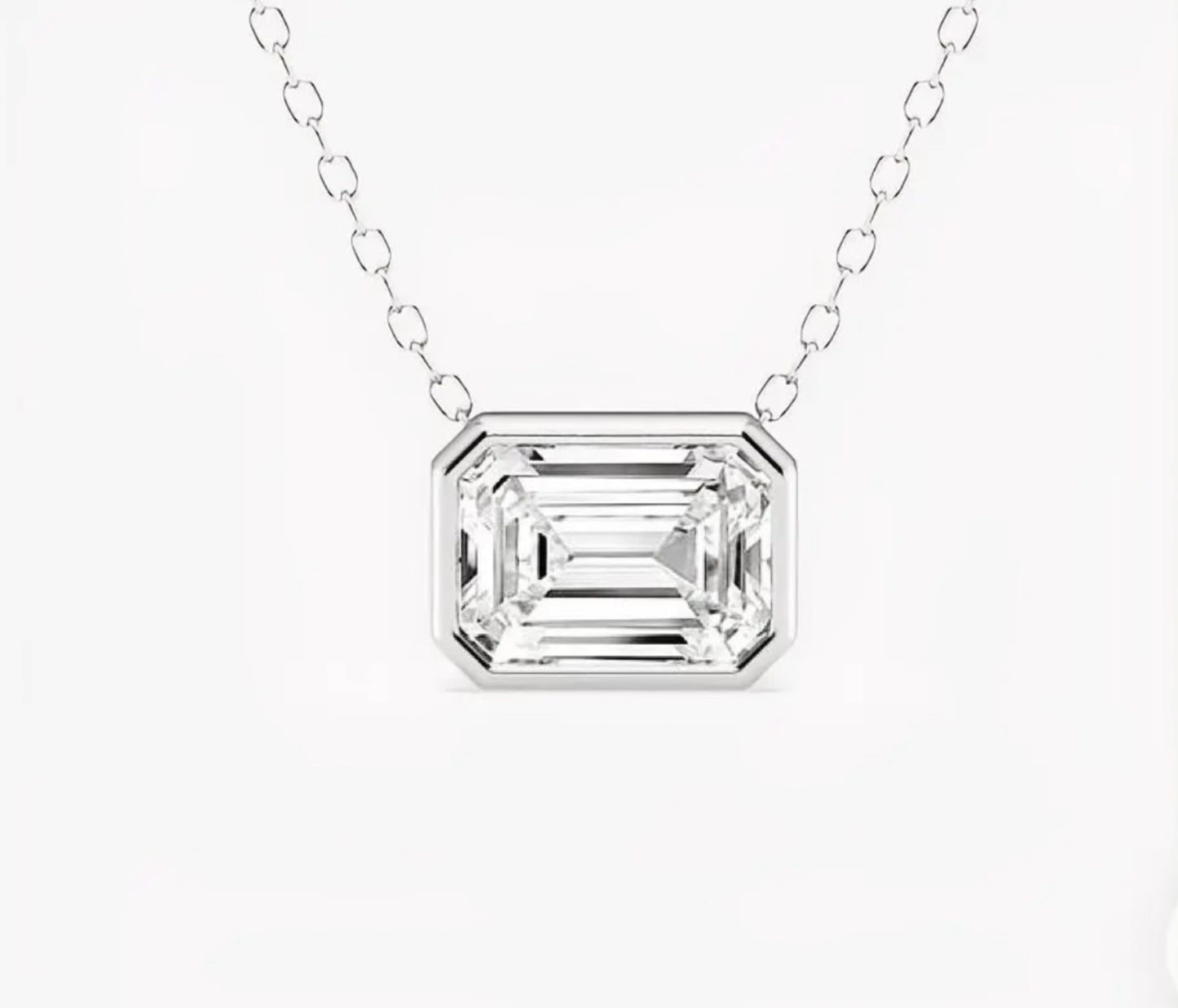 Signature Pendant with Diamond, Sapphire, Tourmaline or Ruby