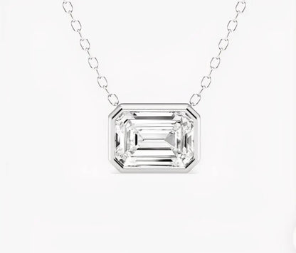 Signature Pendant with Diamond, Sapphire, Tourmaline or Ruby